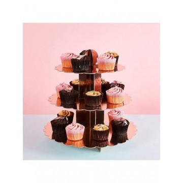 Stand p/ Cupcakes Rose Gold