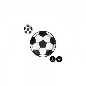 Pratos Bola de Futebol G.