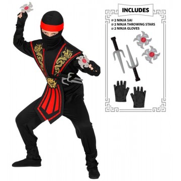 Disfarce Ninja Vermelho c/...