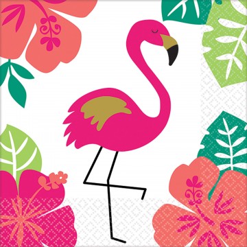 Guardanapos Aloha Flamingo